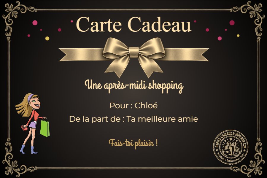 Après-midi shopping