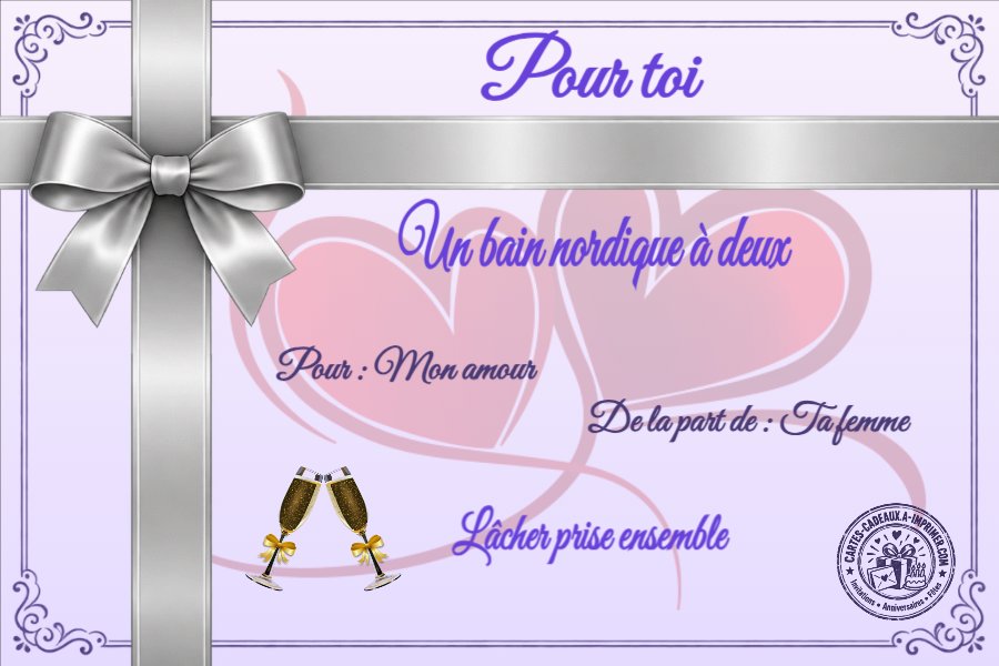 Un bain nordique à deux