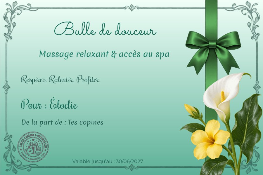Bulle de douceur