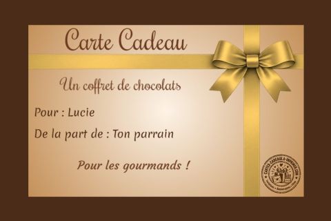 Coffret de chocolats