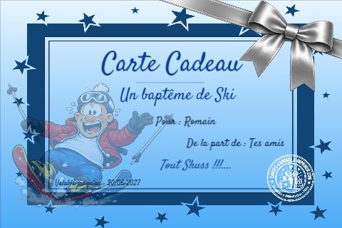 Baptême de ski