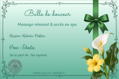 Bulle de douceur
