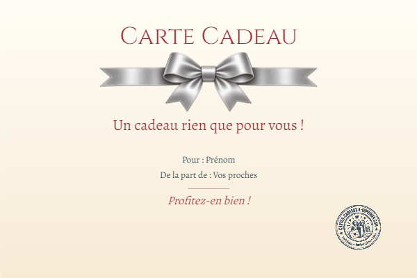 Exemple de carte cadeau créée par un visiteur