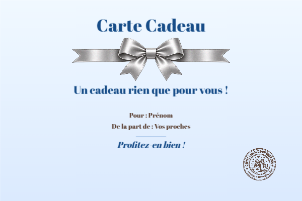 Exemple de carte cadeau créée par un visiteur