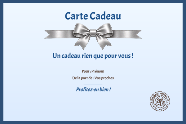 Exemple de carte cadeau créée par un visiteur