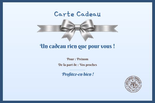 Exemple de carte cadeau créée par un visiteur