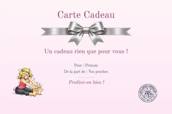 Exemple de carte cadeau créée par un visiteur