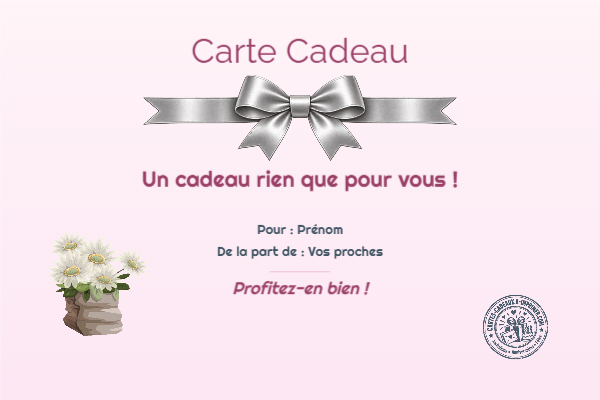 Exemple de carte cadeau créée par un visiteur