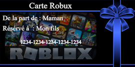 Carte de Roblox (Robux)